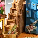 Kit Diorama Book Nook Librería -Gardenhouse- Rolife Robotime