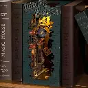 Kit Diorama Book Nook Librería -Magic House- Rolife Robotime