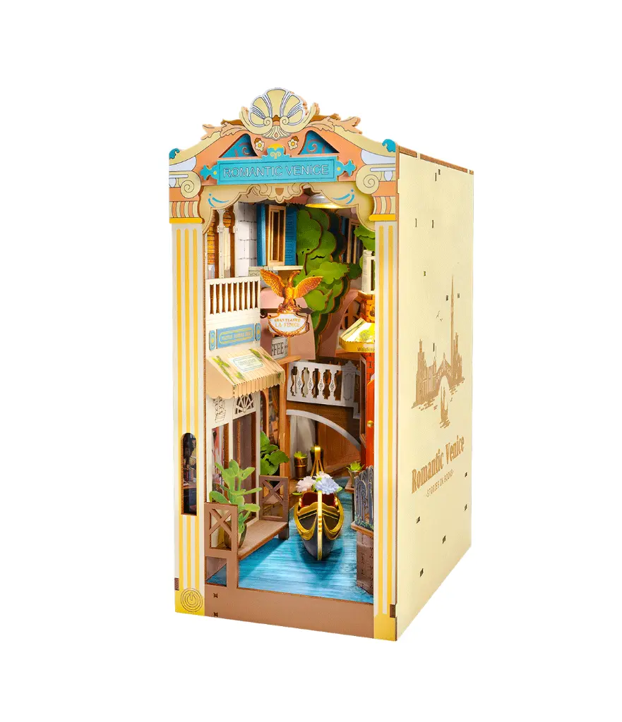 Kit Diorama Book Nook Librería -Romantic Venice- Rolife Robotime