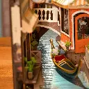 Kit Diorama Book Nook Librería -Romantic Venice- Rolife Robotime