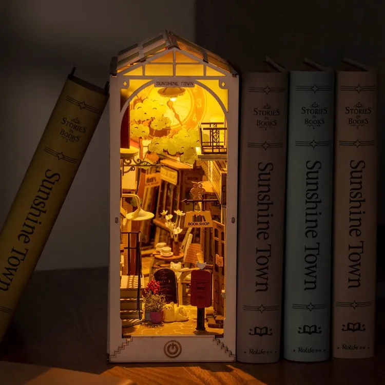 Kit Diorama Book Nook Librería -Sunshine Town- Rolife Robotime