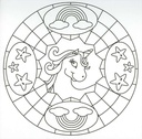 Mandalas de Unicornios para Colorear - Susaeta Ediciones