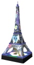 Puzzle 3D Especiale Disney Torre Eiffel -Night Edition- Ravensburger