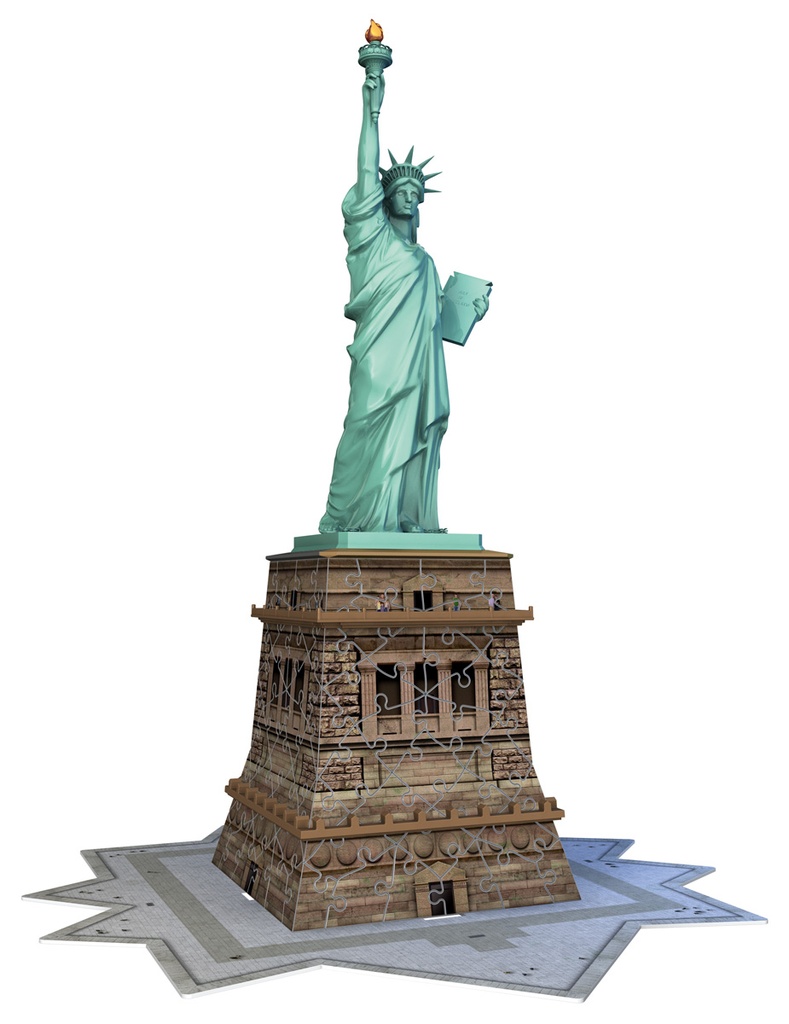 Puzzle 3D Midi Estatua de la Libertad Ravensburger