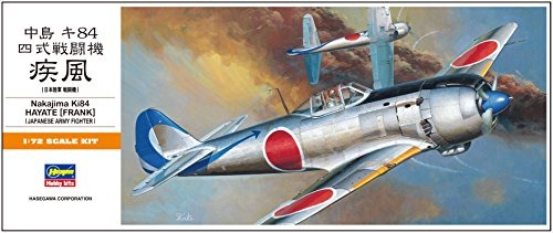 Avión 1/72 -Nakajima Ki84 Hayate (Frank)- Hasegawa