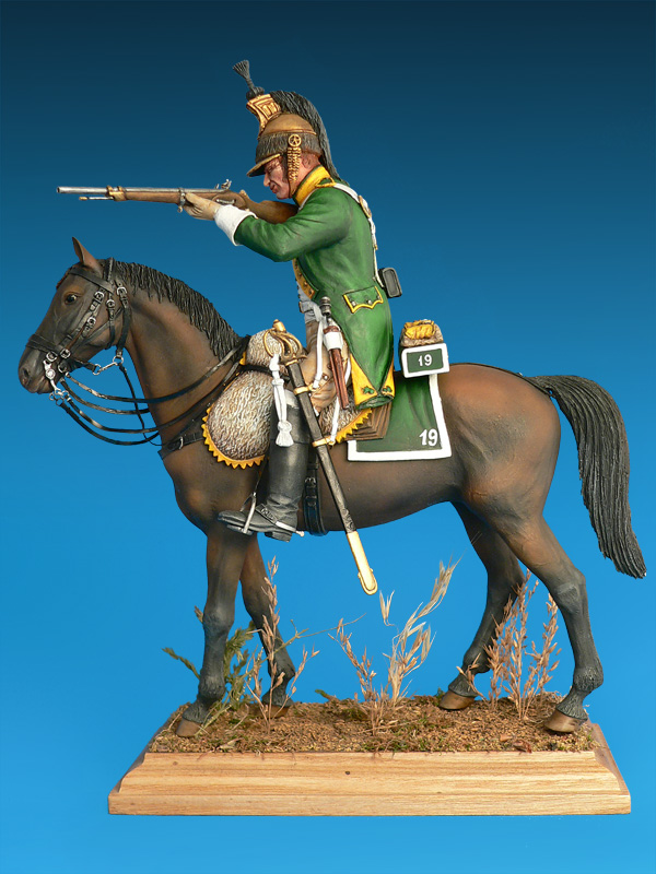 Figura 1/16 French Dragoon Napoleónico MiniArt