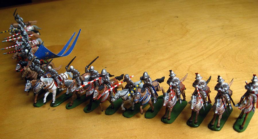Figuras 1/72 Caballeros Montados Burgundian (Siglo XV) MiniArt (copia)