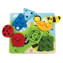 Juego Encajable Formas y Animales Madera Hape