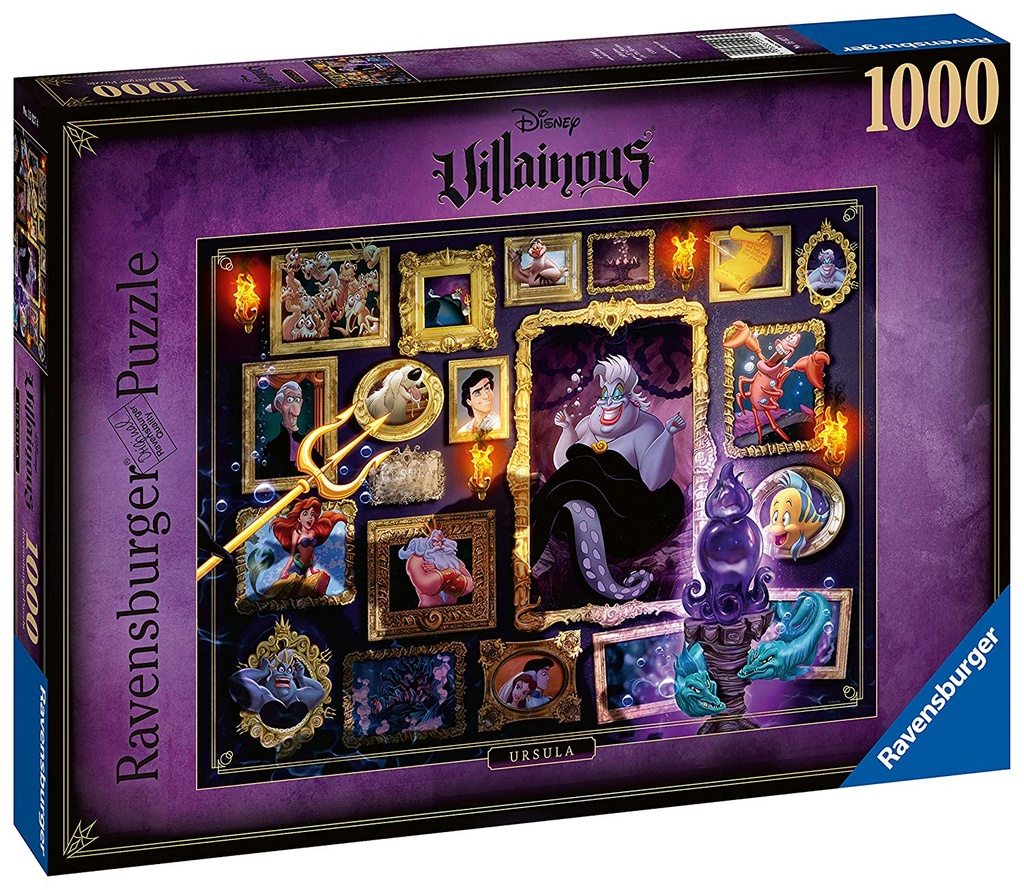 Puzzle 1000 piezas -Villainous: Ursula- Ravensburger