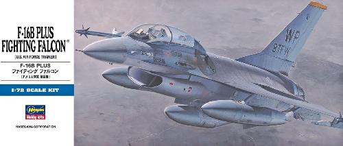 Avión 1/72 -F‐16B PLUS Fighting Falcon- Hasegawa