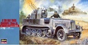 Carro 1:72 -8Ton Half Track Quadruple 20mm AA.- Hasegawa