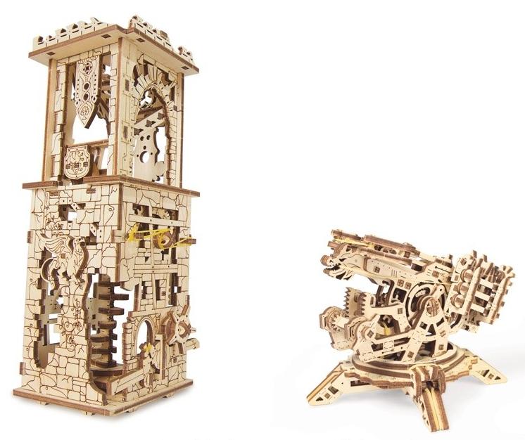 Modelo Ballesta y Torre Madera Ugears