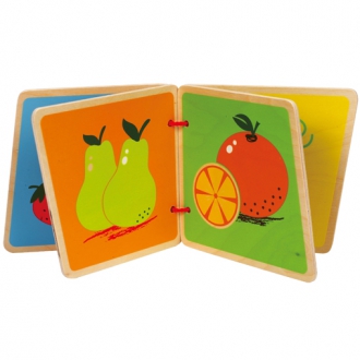 Libro Madera para Bebé Frutas Hape