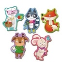 Set 5 Mini Puzzles Animalitos Educa