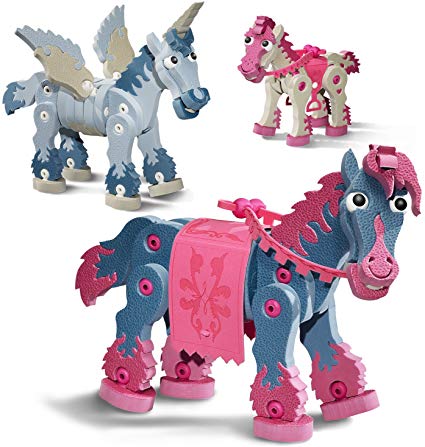 Puzzle 3D Caballo y Unicornios Bloco