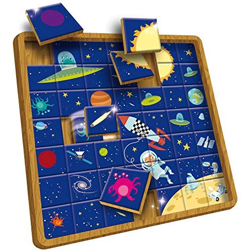 Rompecabezas 49 pzs. "El Espacio" Madera Ludattica 