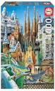 Puzzle 1000 piezas Miniatura -Collage Gaudi- Educa