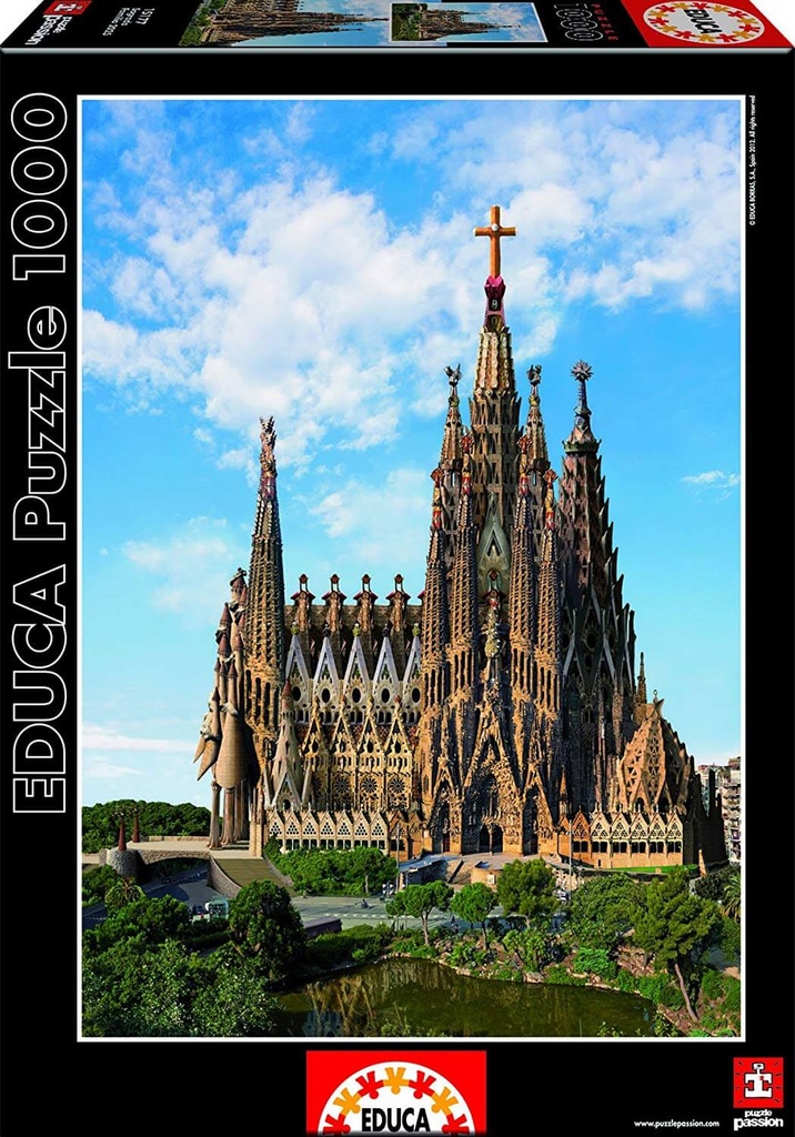 Puzzle 1000 piezas -Sagrada Familia 2025- Educa