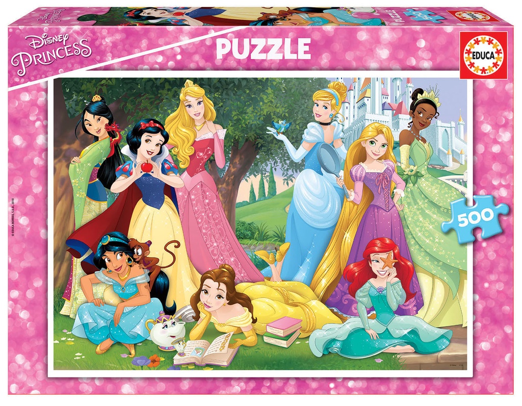 Puzzle 500 piezas -Princesas Disney- Gorjuss- Educa