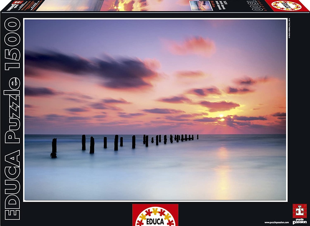 Puzzle 1500 piezas -Colores del Atardecer- Educa