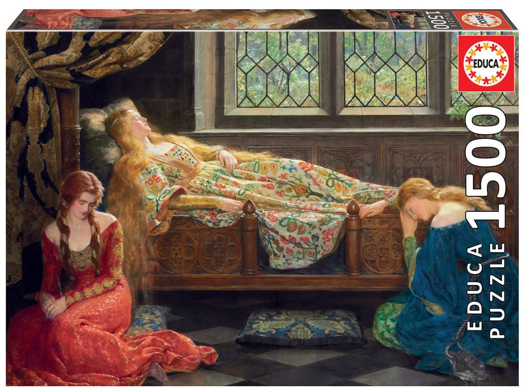 Puzzle 1500 piezas -Bella Durmiente, John Collier- Educa