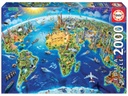 Puzzle 2000 piezas -Símbolos del Mundo- Educa