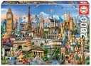 Puzzle 2000 piezas -Símbolos de Europa- Educa