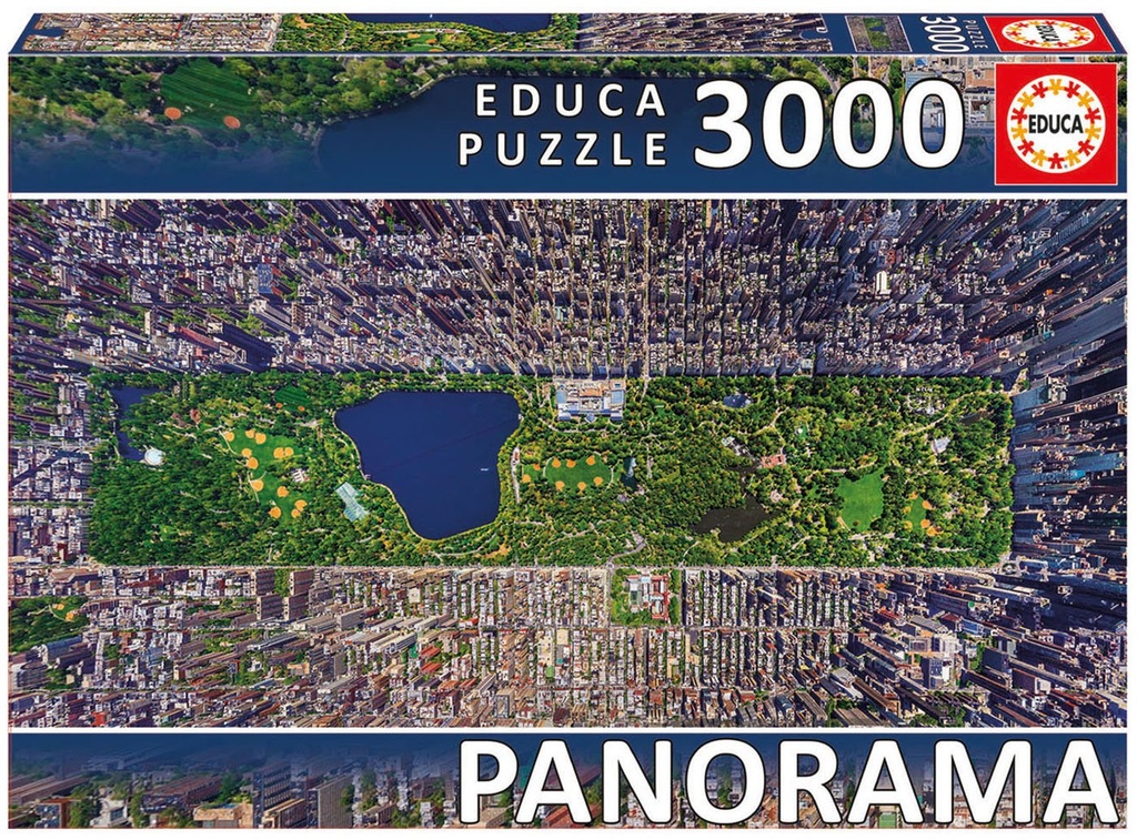Puzzle 3000 piezas -Panorama Central Park- Educa