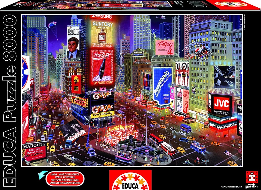 Puzzle 8000 piezas -Times Square, New York- Educa