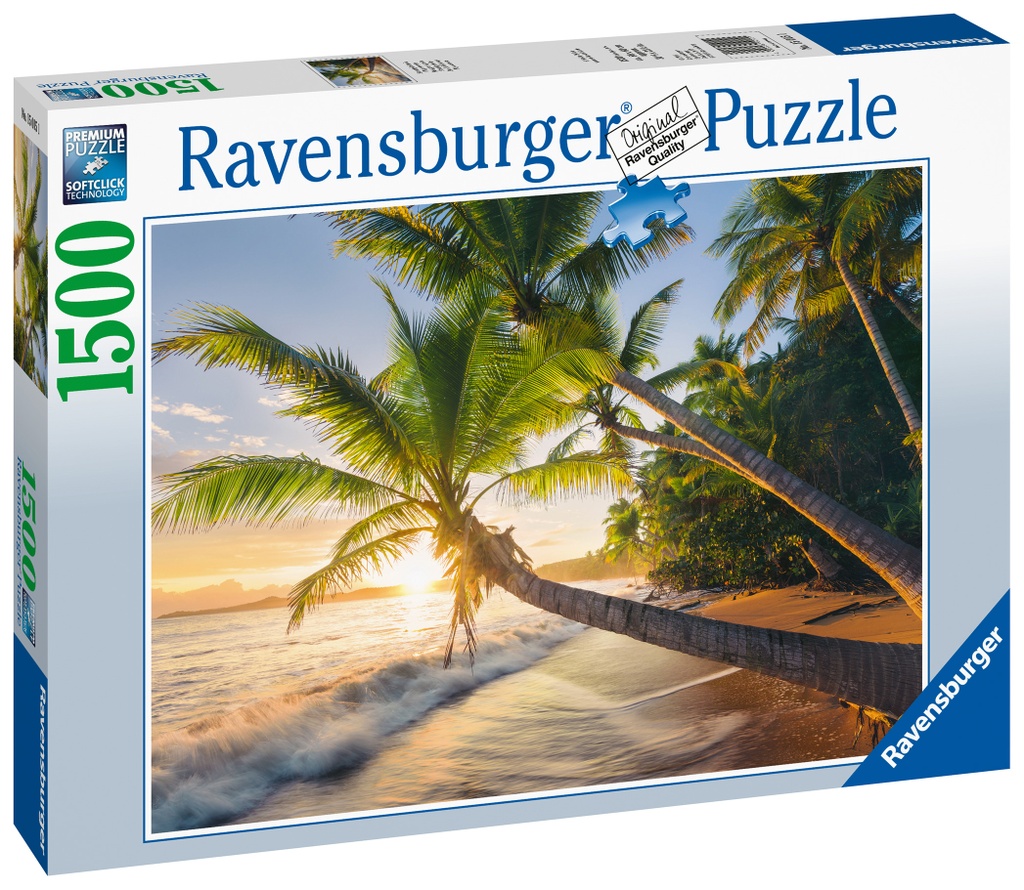 Puzzle 1500 piezas -Playa Secreta- Ravensburger