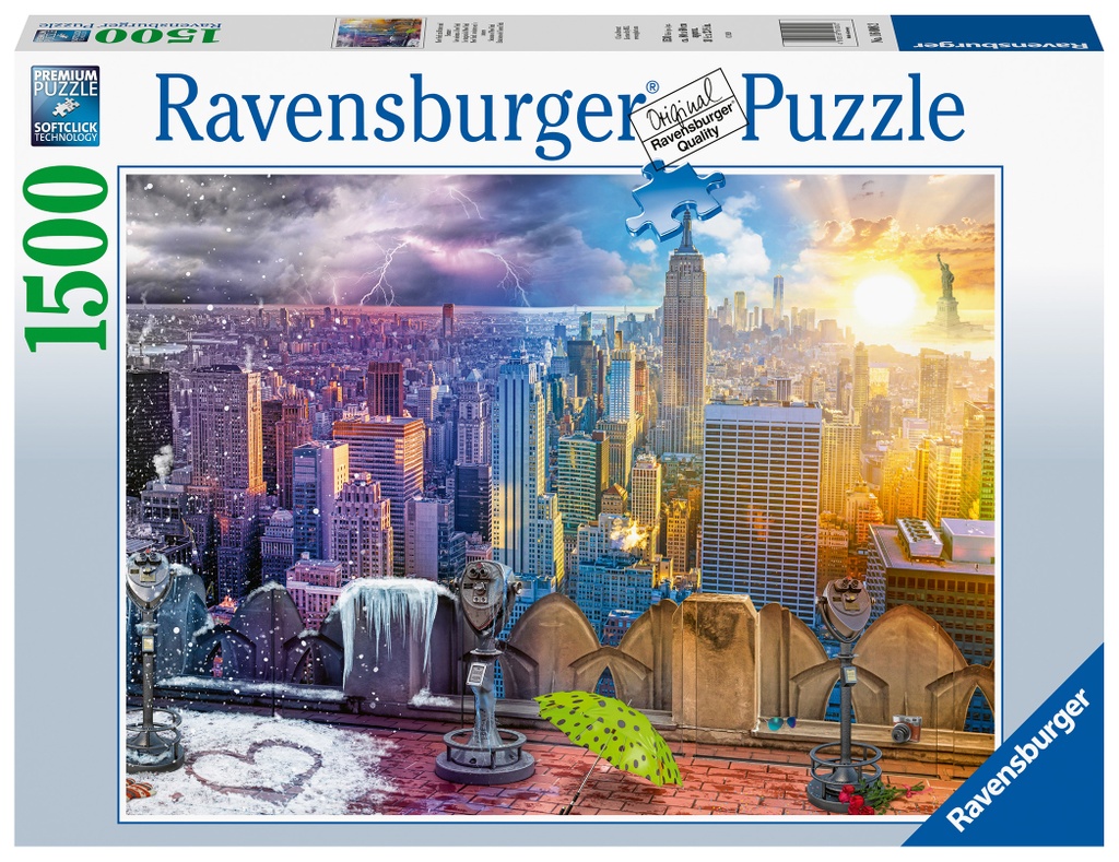Puzzle 1500 piezas -Le Stagioni di New York- Ravensburger