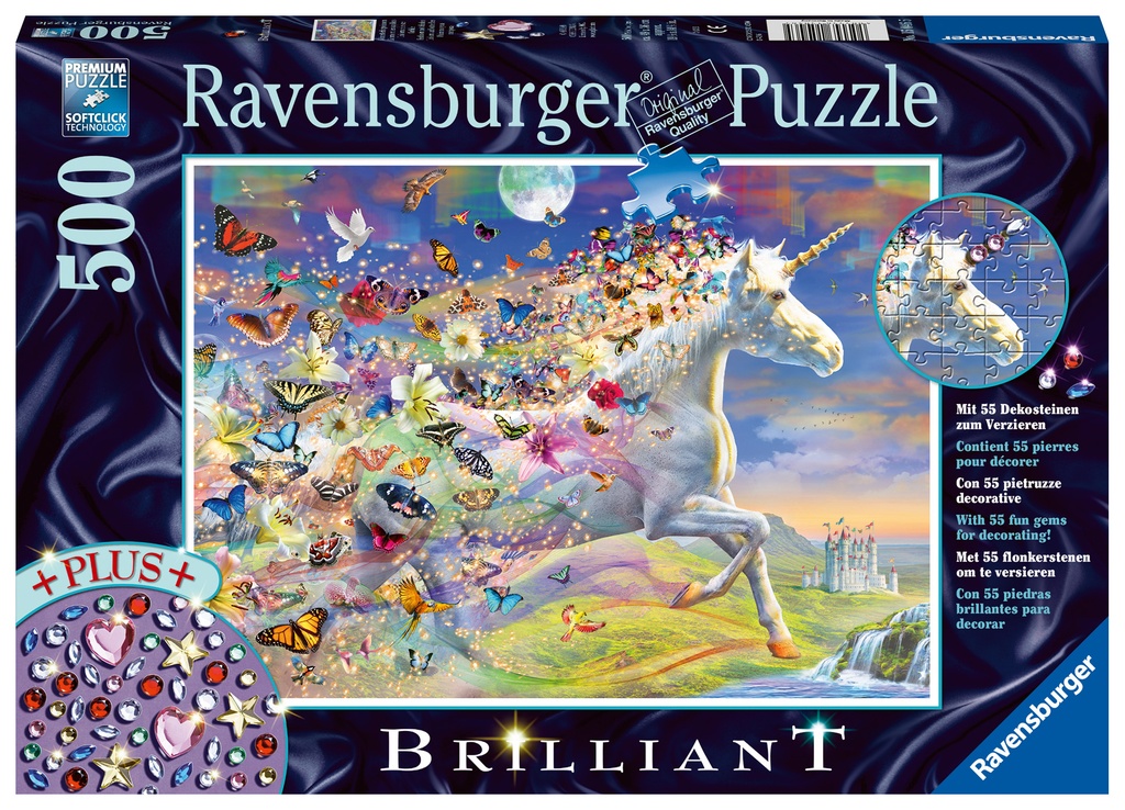Puzzle 500 piezas -Mundo de Mariposas- Ravensburger (copia)