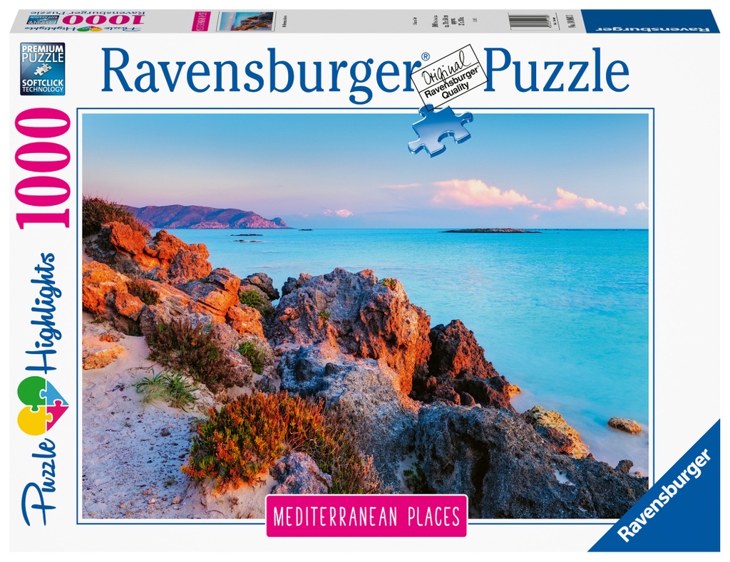 Puzzle 1000 piezas -Mediterranean Greece- Ravensburger