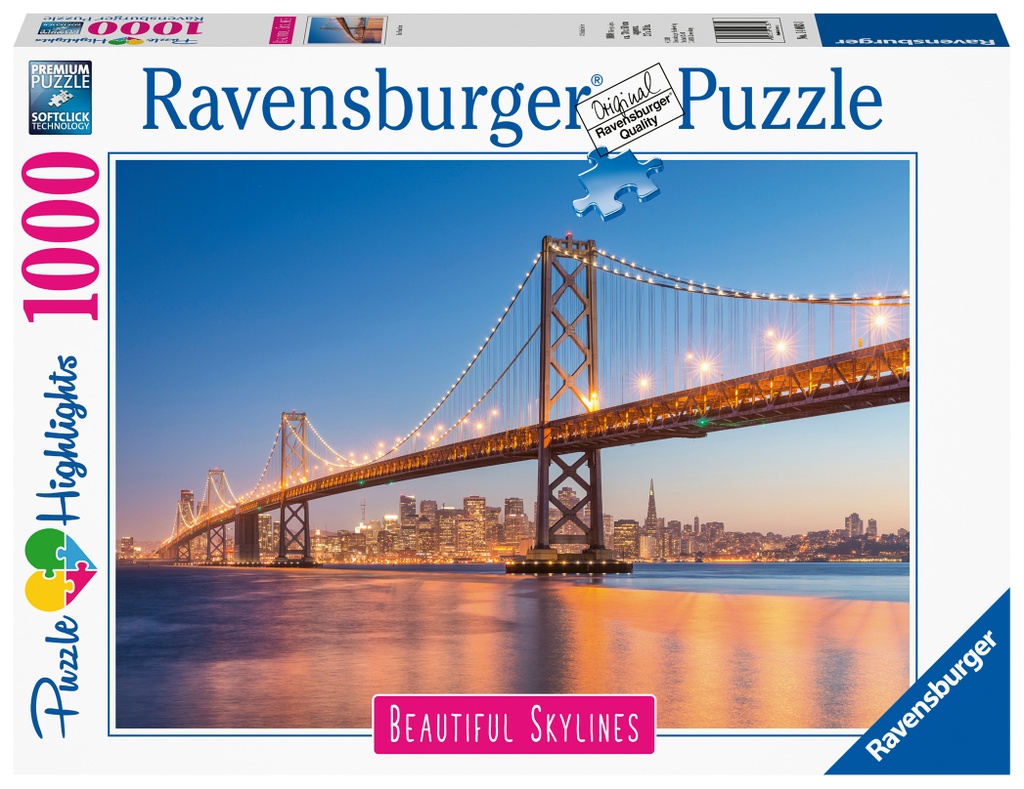 Puzzle 1000 piezas -San Francisco- Ravensburger