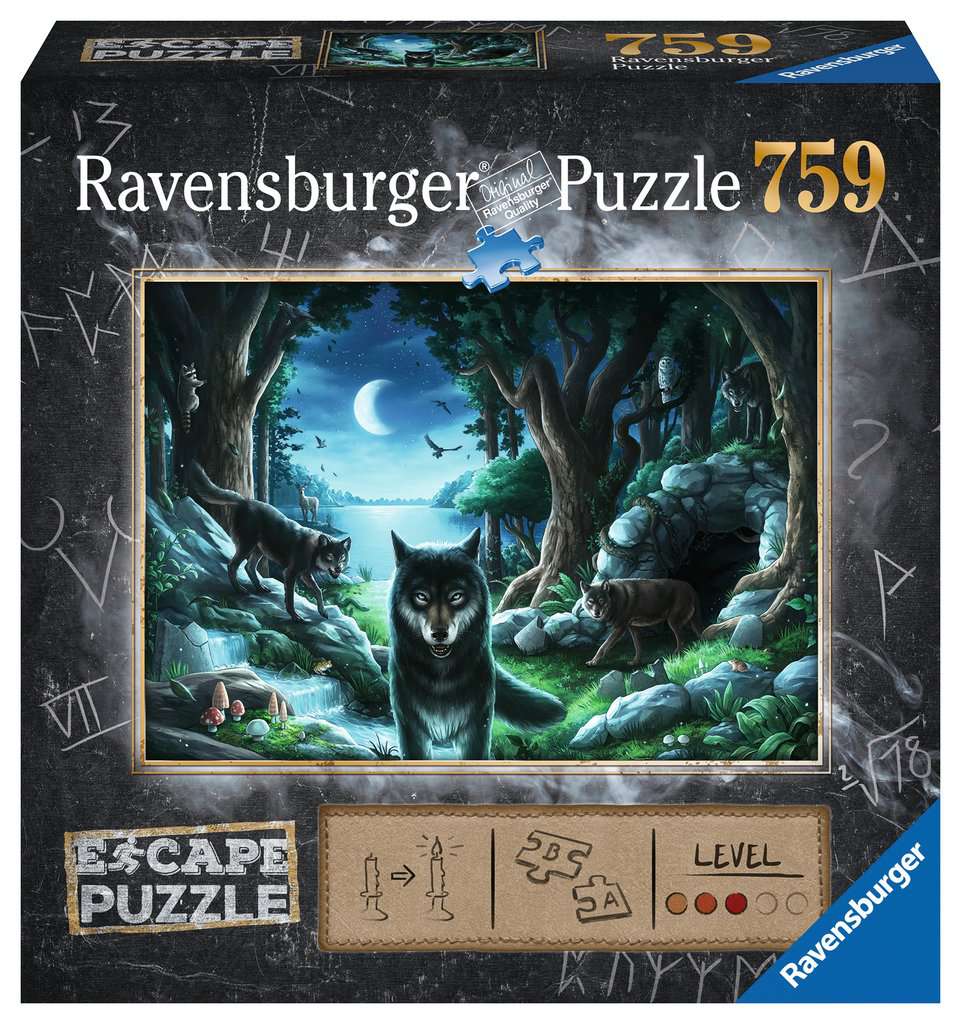 Puzzle 759 pieza -Escape: La Manada de Lobos- Ravensburger