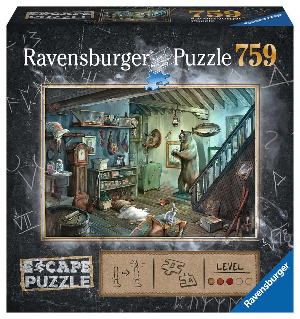 Puzzle 759 pieza -Escape: En la Cámara de los Horrores- Ravensburger