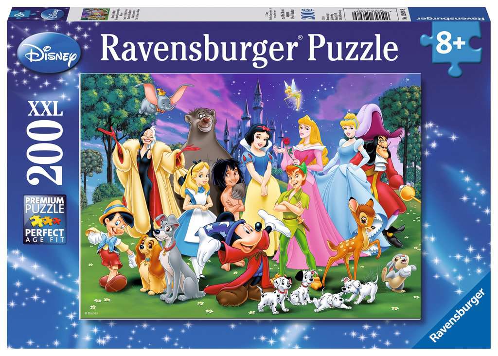 Puzzle 200 piezas XXL -Mis Favoritos Disney- Ravensburger