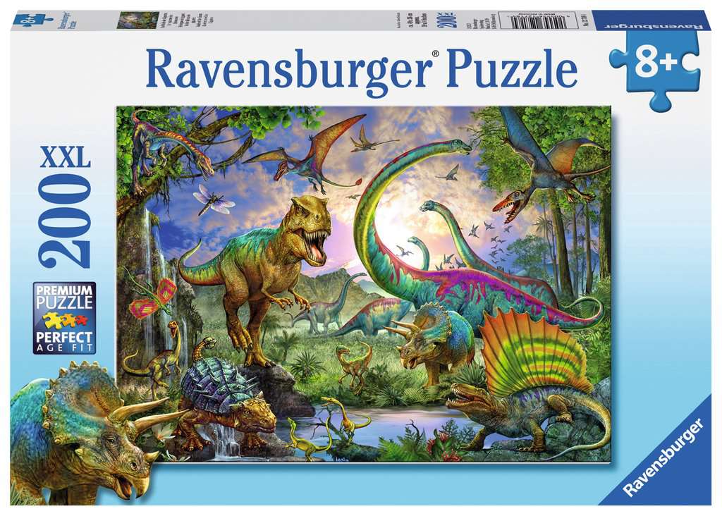 Puzzle 200 piezas XXL -País de los Dinosaurios- Ravensburger (copia)
