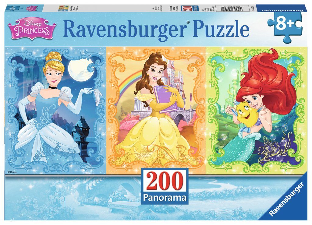 Puzzle 200 piezas XXL -Princesas Disney Panorama- Ravensburger