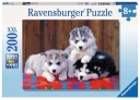 Puzzle 200 piezas XXL -3 Cachorros de Husky- Ravensburger