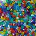 Bolsa 1000 piezas -Surtido Colores Translúcidos Glitter Mix 53- Hama Midi