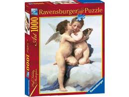 Puzzle 1000 piezas -Cupido y Psique, Bouguereau- Ravensburger