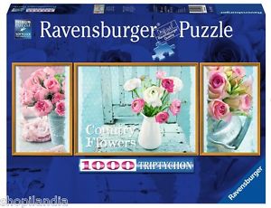 Puzzle 1000 piezas -Panorama: La Magia de las Flores- Ravensburger