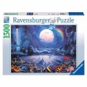 Puzzle 1500 piezas -Idilio en el Claro de Luna- Ravensburger