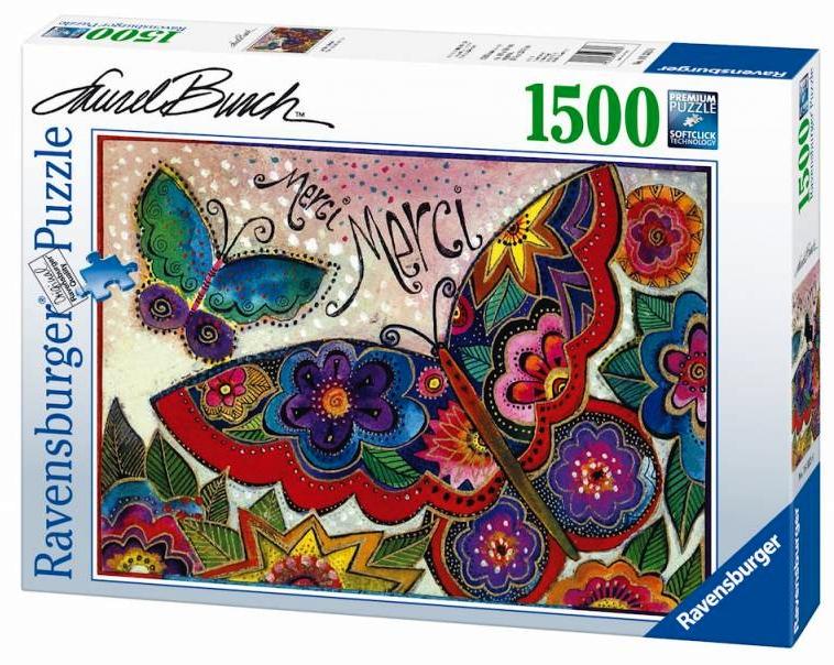 Puzzle 1500 piezas -Mariposas de Colores- Ravensburger
