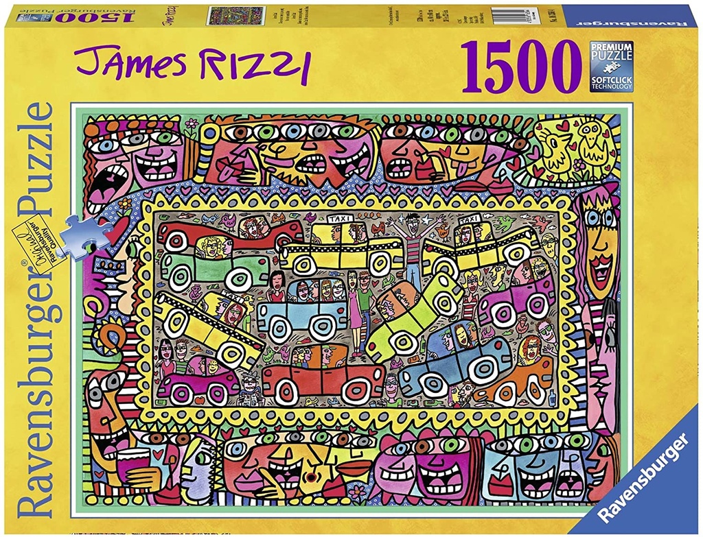 Puzzle 1500 piezas -De Camino a Vuestra Fiesta, J. Rizzi- Ravensburger