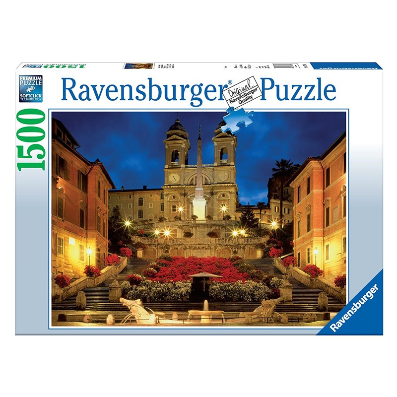 Puzzle 1500 piezas -Trinità Dei Monti, Roma- Ravensburger