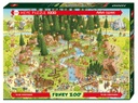 Puzzle 1000 piezas -Pavos y Mariposas- Heye