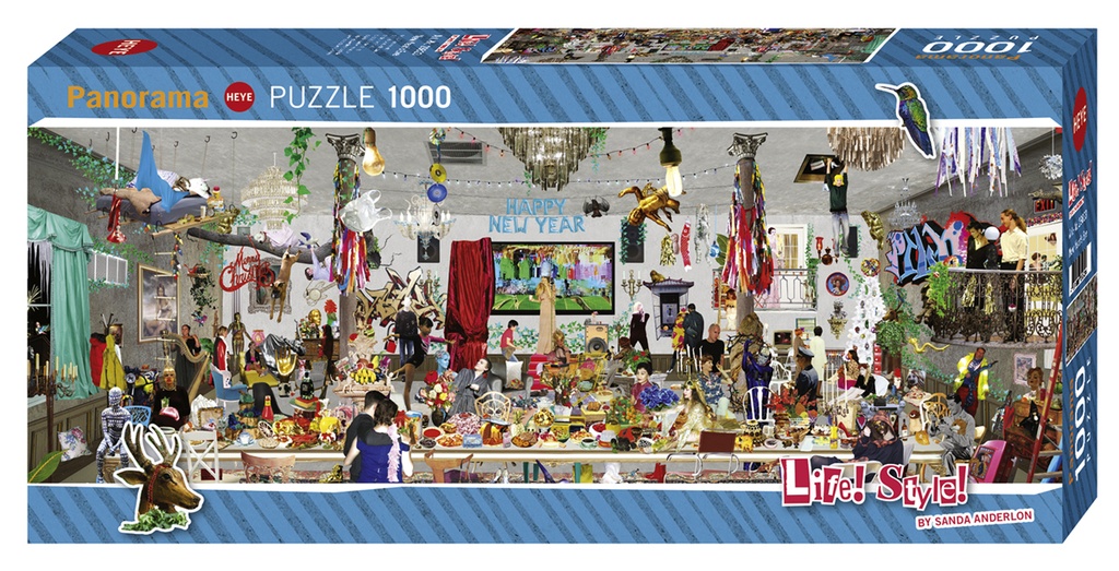 Puzzle 1000 piezas -New Year’s Eve- Heye