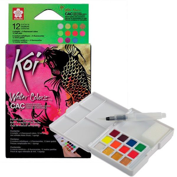 Set Pocketbox 12 Colores Especiales Koi